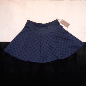 NWT•Zara•Polka•Dot•Skirt W & B Collection